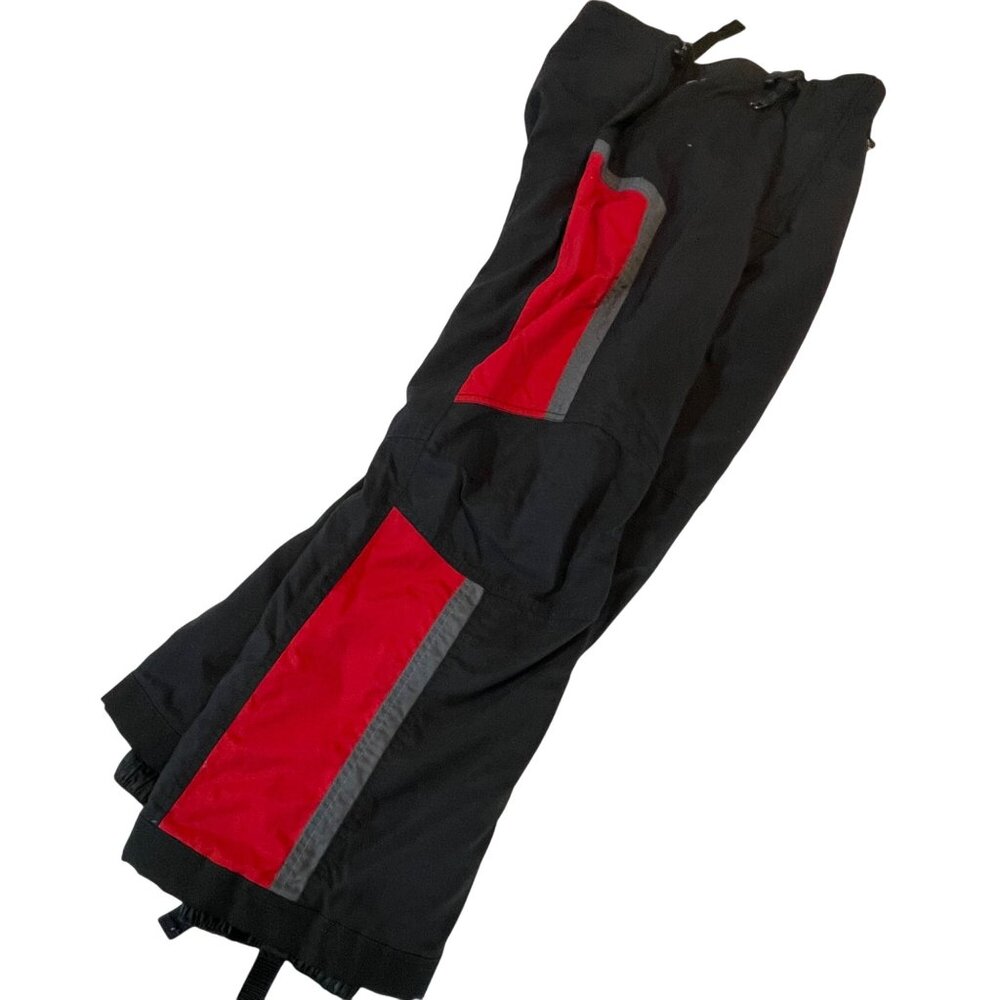 Spyder Boys Vintage Ski Pants Black Red Size 18 Winter Sport Medium - Picture 3 of 11